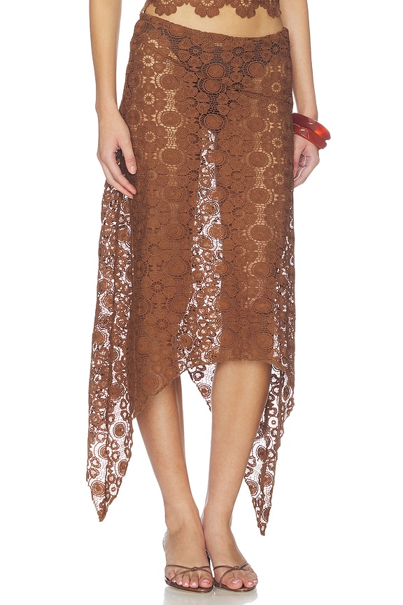 view 2 of 6 Trophy Midi Skirt in Espresso