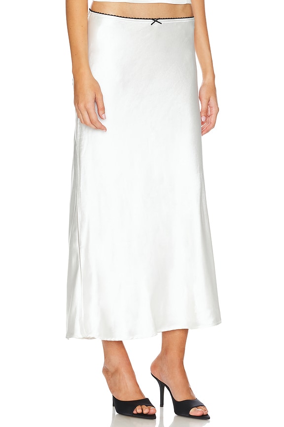 view 2 of 4 Enigmatic Maxi Skirt in Porcelain