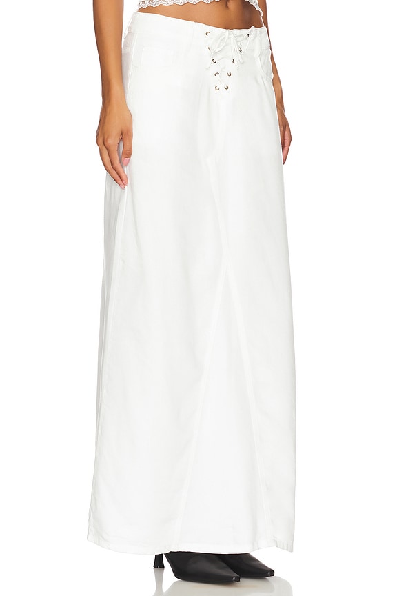 view 2 of 6 JUPE MIDI PALMER in Porcelain