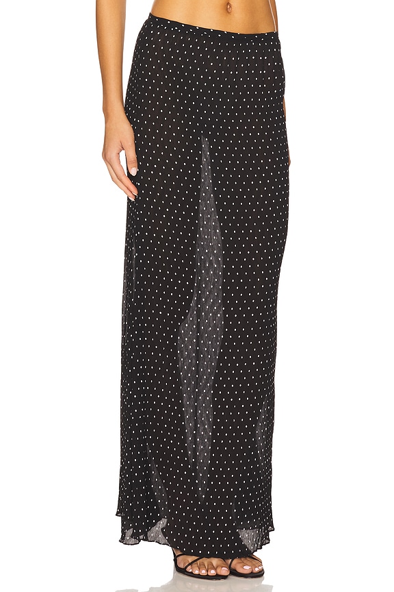view 2 of 6 Ford Maxi Skirt in Onyx Polka
