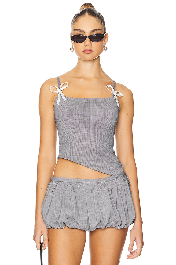 view 1 of 6 Dollhouse Cami in Onyx Gingham