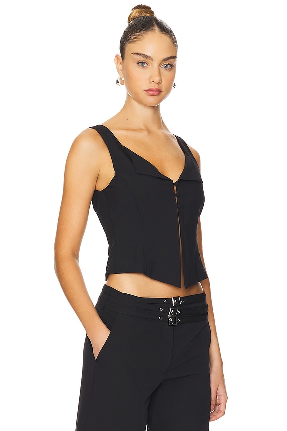 view 2 of 4 Backstage Vest in Onyx