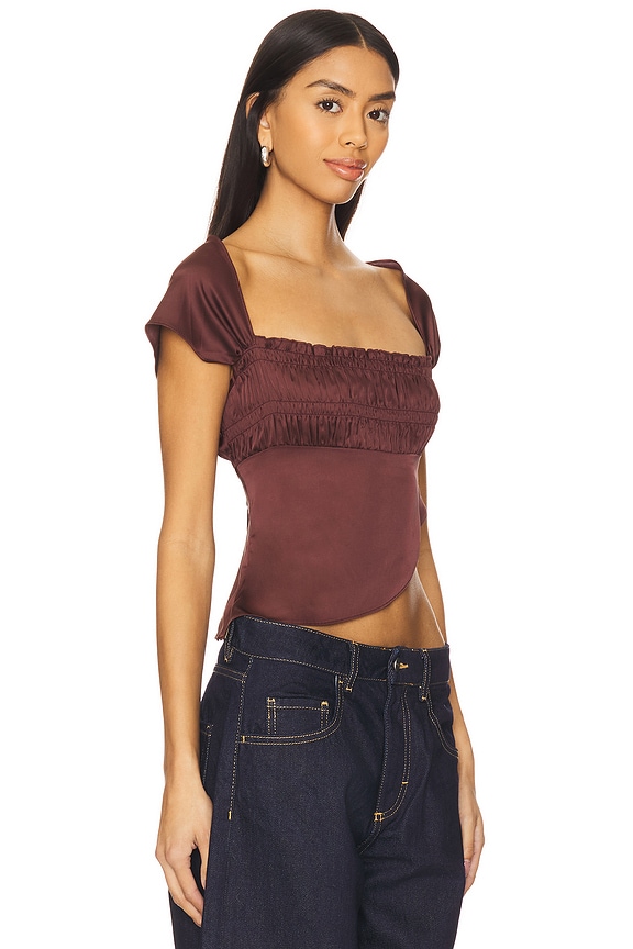 view 2 of 4 District Top in Garnet