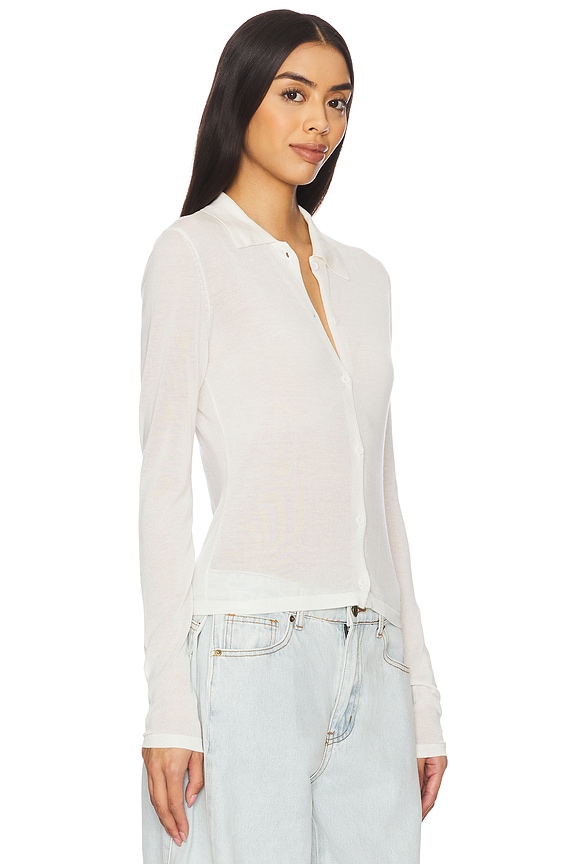 view 2 of 4 Banks Long Sleeve Top in Ivory