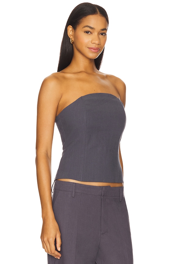 view 2 of 4 Untamed Bodice Top in Mineral