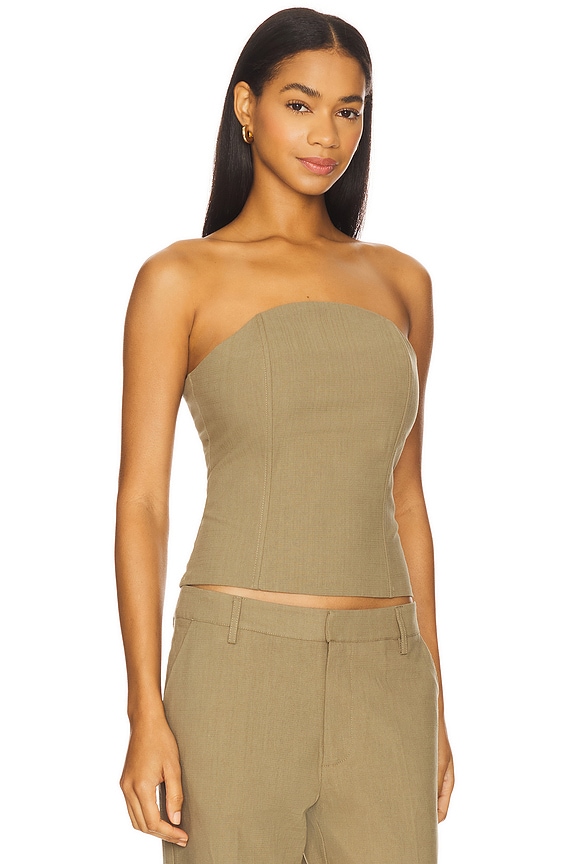 view 2 of 4 Untamed Bodice Top in Sage