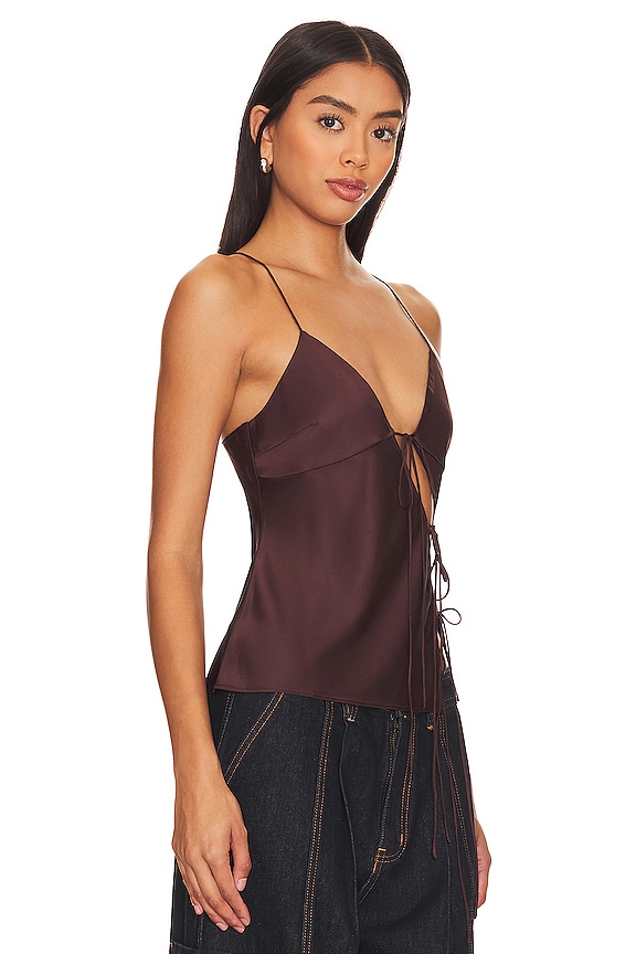 view 2 of 4 CAMISOLA MARIAH in Garnet