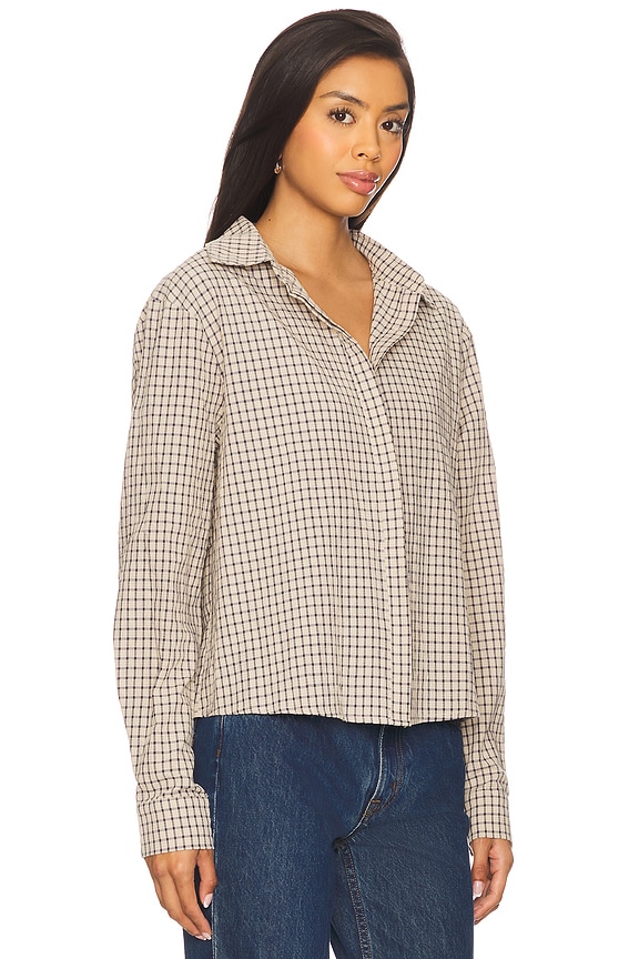 view 2 of 5 Nirvana Shirt in Vintage Beige Plaid