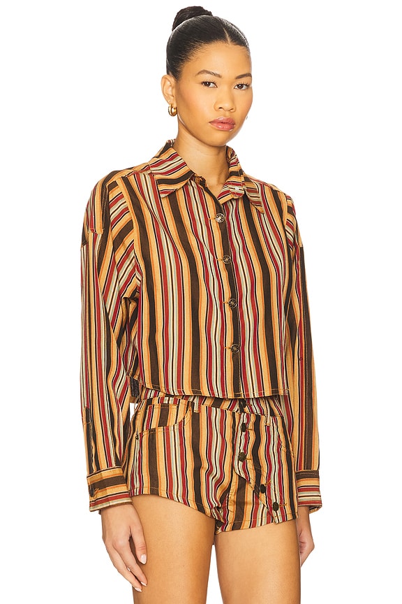 view 2 of 4 Sundrenched Shirt in Vintage Stripe
