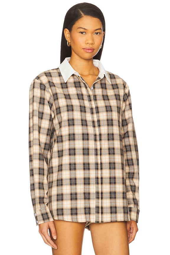 view 2 of 4 РУБАШКА VACANZA in Cool Chocolate Plaid