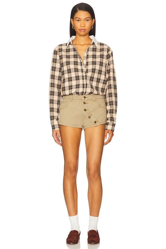 view 4 of 4 Vacanza Shirt in Cool Chocolate Plaid