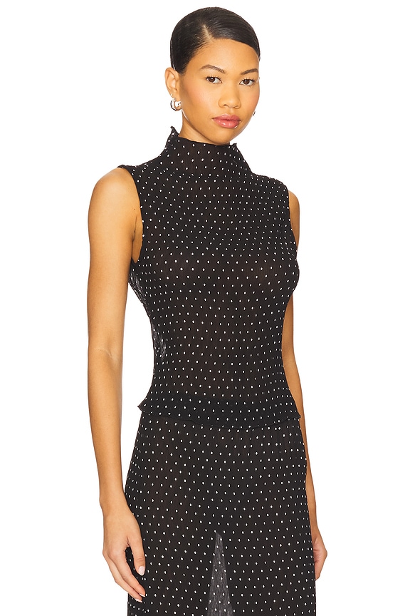 view 2 of 5 Ford Top in Onyx Polka