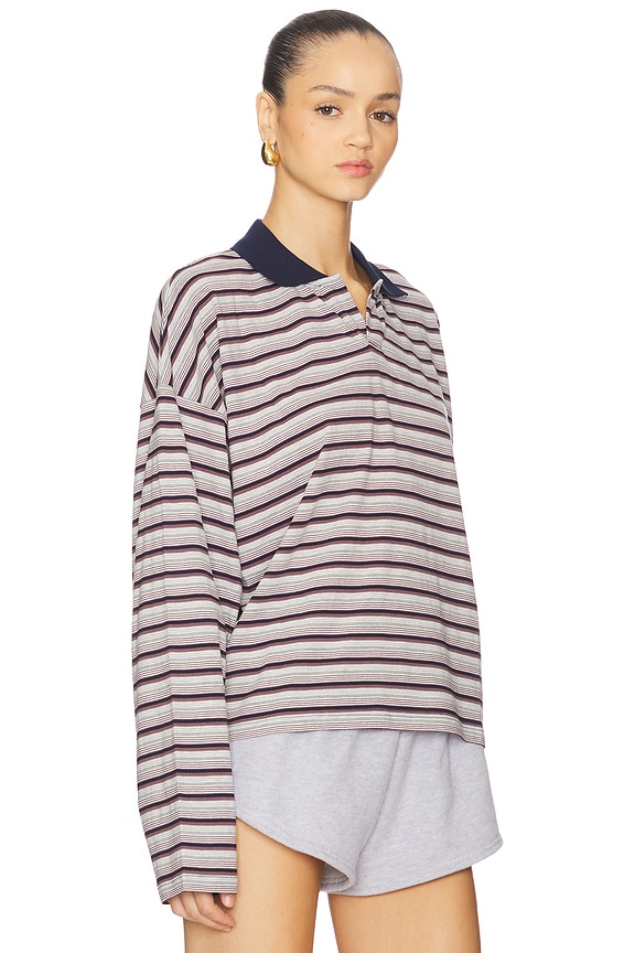 view 2 of 4 Rebels Jersey in Noir Stripe