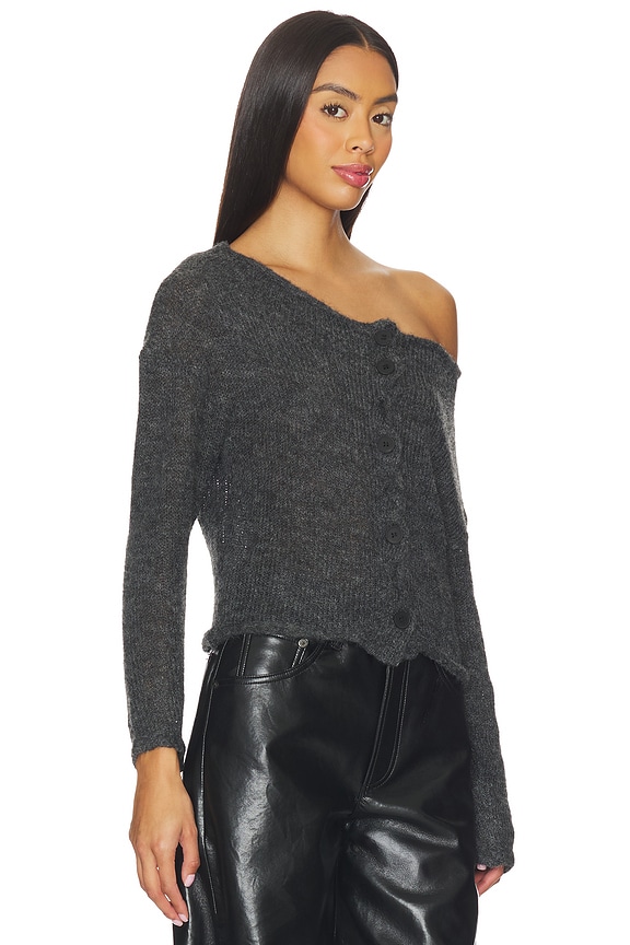view 2 of 5 Margaux Knit Top in Charcoal