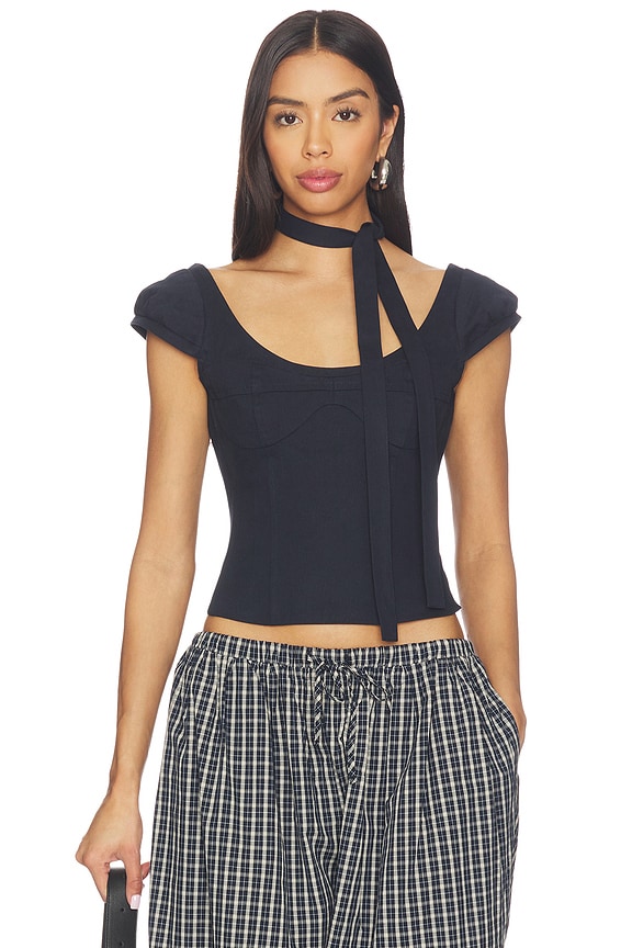 view 1 of 5 Inizio Corset in Navy