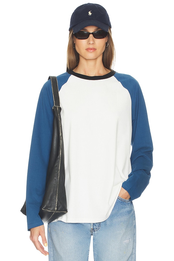 view 1 of 4 Kravitz Baseball Tee in Blue
