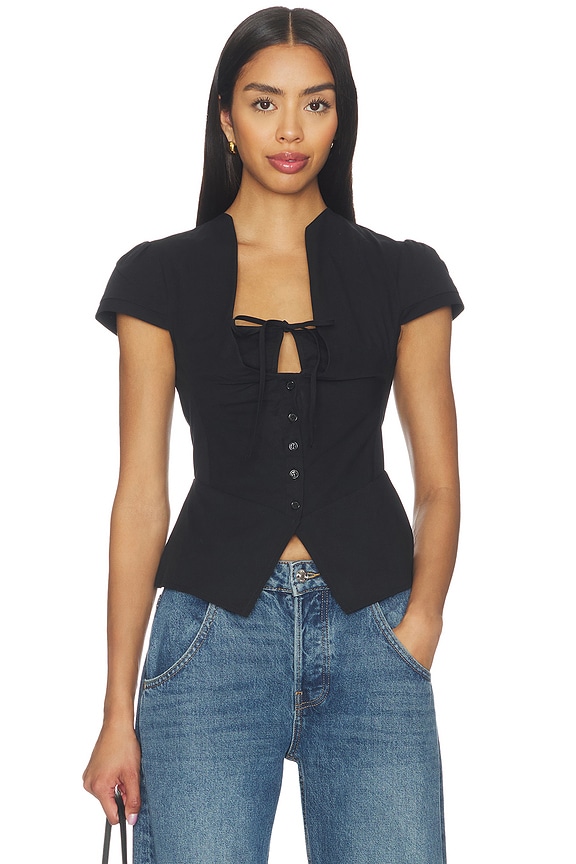 view 1 of 4 Kendall Top in Noir