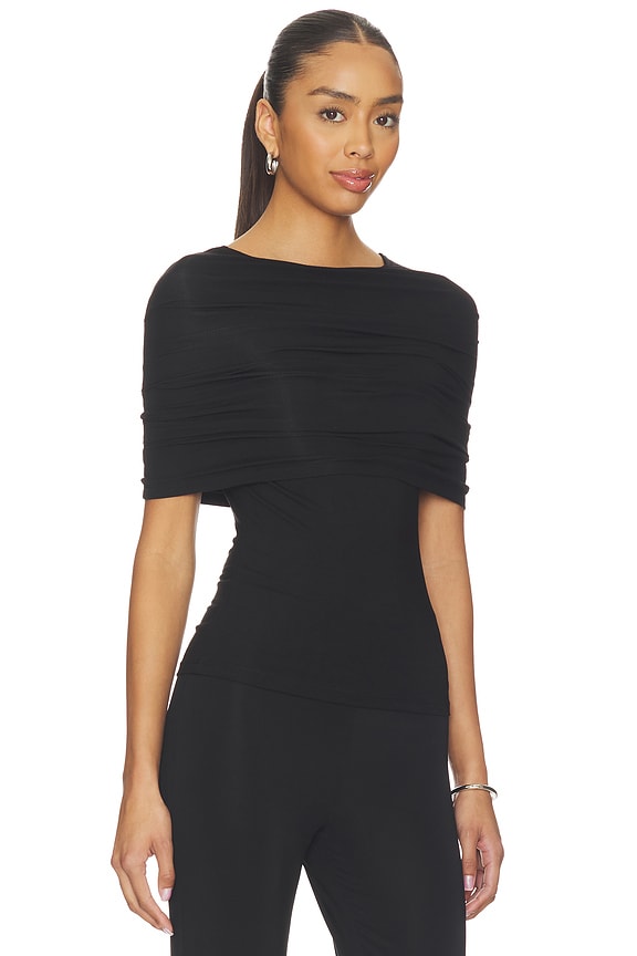 view 2 of 4 Bella Vita Top in Noir