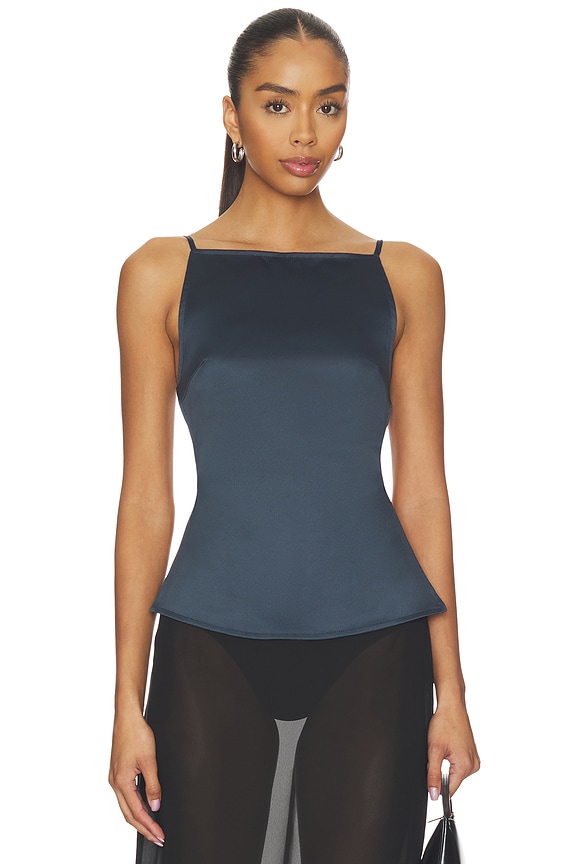 view 1 of 4 ТОП CAMILLE BACKLESS in Midnight Navy