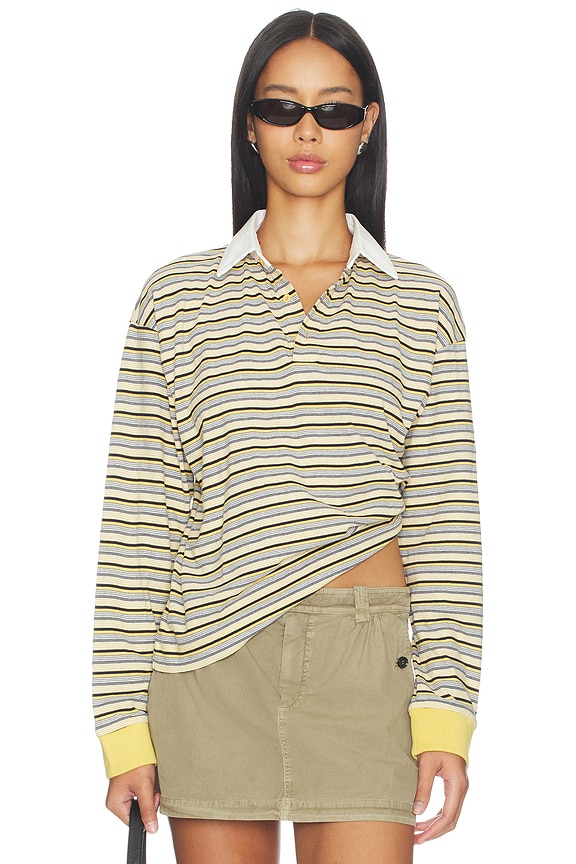 view 1 of 5 x REVOLVE Countryside Jersey Polo in Ash Stripe