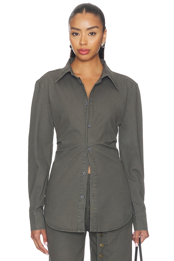 view 1 of 5 Naomi Shirt in Moss