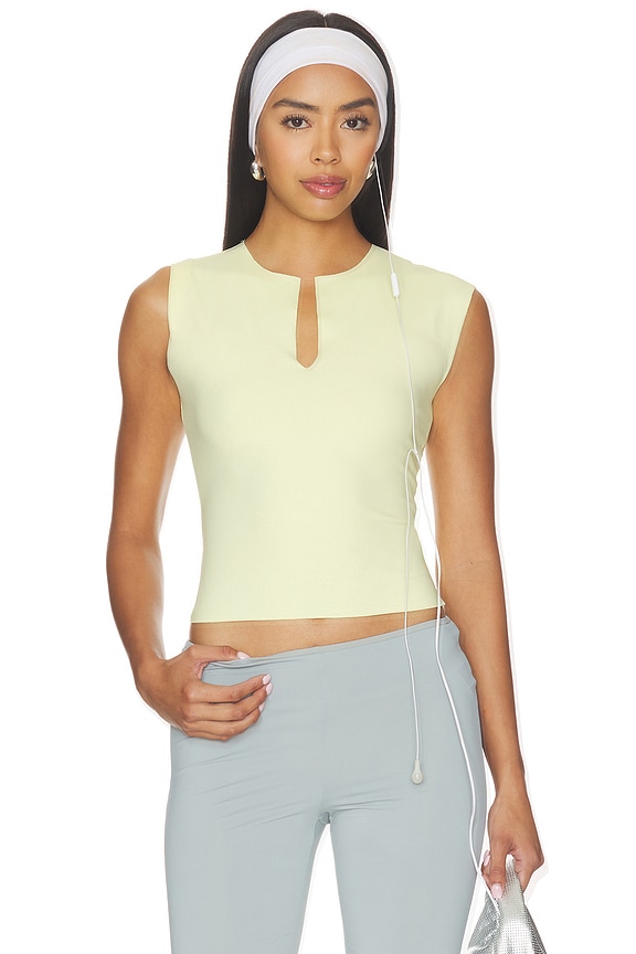 view 1 of 4 Tribeca Top in Soft Lemon