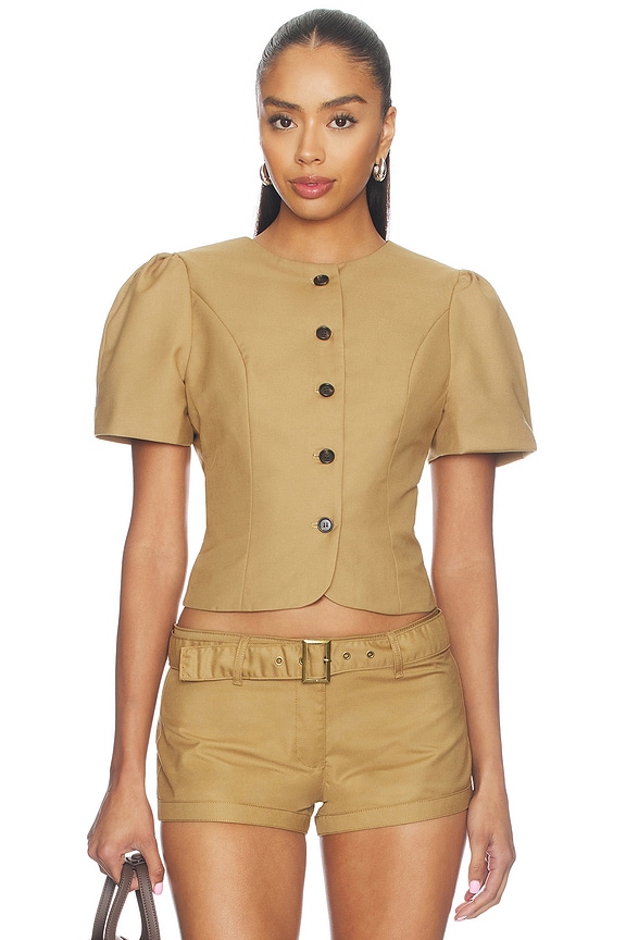 view 1 of 4 Femme Blouse in Camel