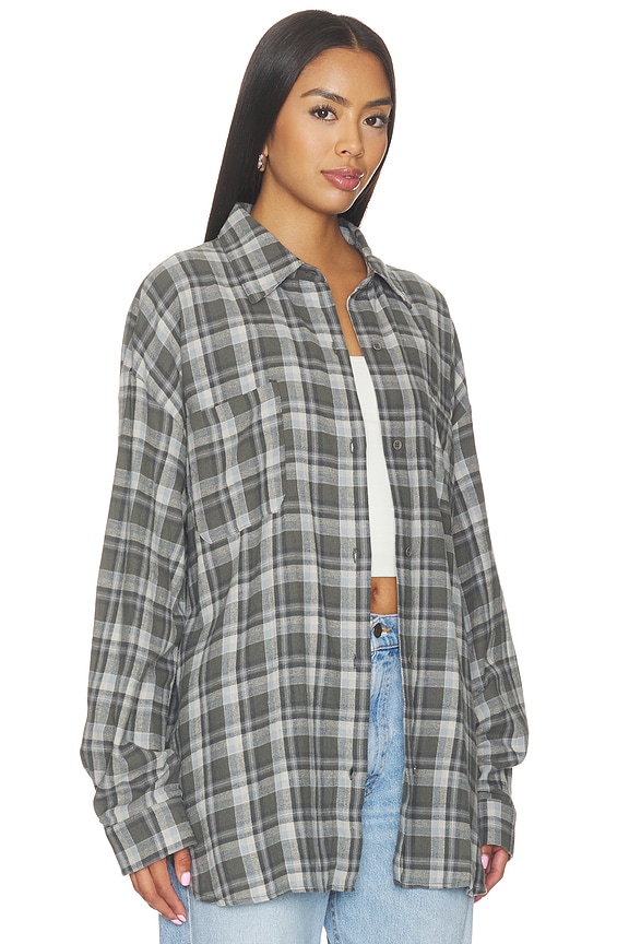 view 2 of 4 Clarity Shirt in Slate Plaid