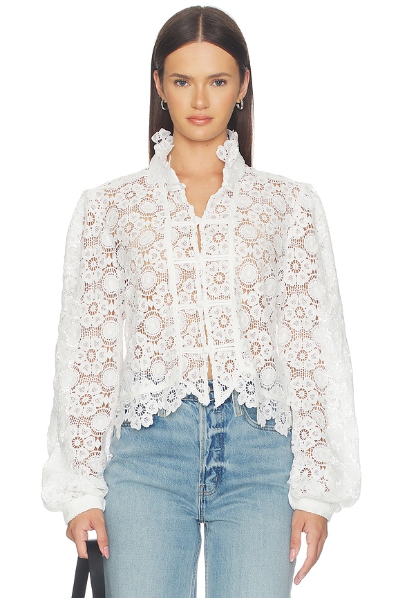 view 2 of 6 Overtime Blouse in Porcelain