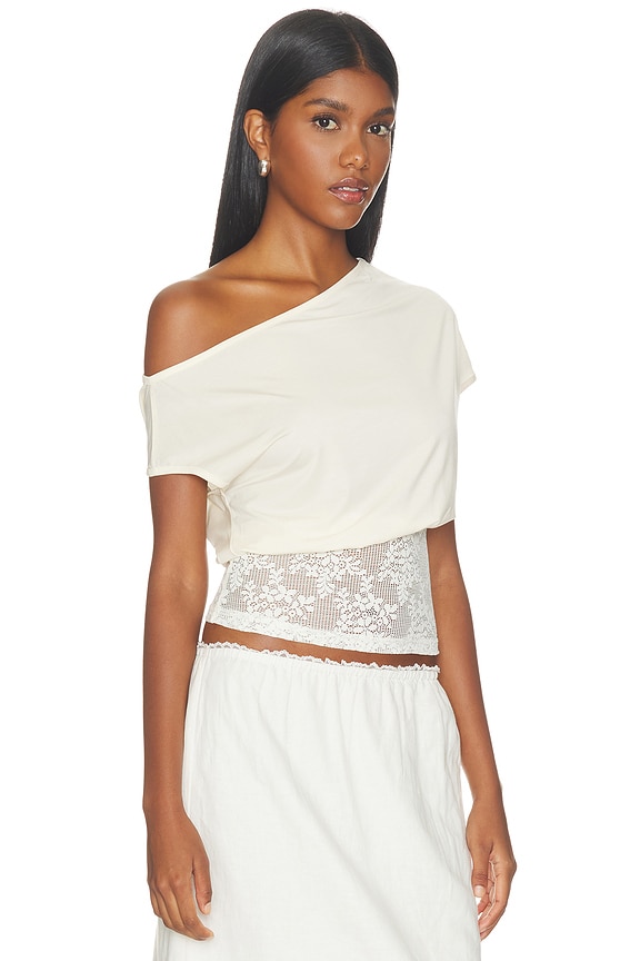 view 2 of 6 Etoile Off Shoulder Top in Cloud