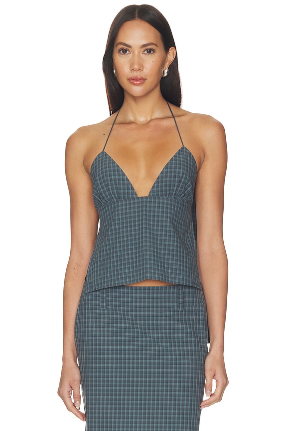 view 2 of 6 Play On Halter Top in Navy