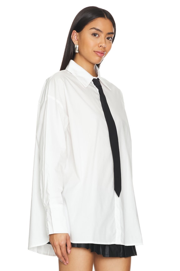 view 2 of 4 Valentino Tie Shirt in Porcelain