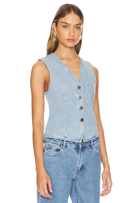 view 2 of 4 Vision Denim Vest in Classic Denim