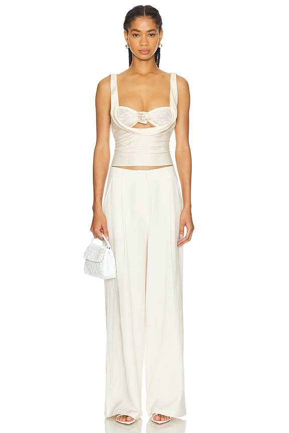 LIONESS Delilah Top in Ivory REVOLVE — free download
