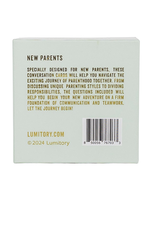 view 2 of 6 TARJETAS DE CONVERSACIÓN NEW PARENTS CONVERSATION CARDS in Mint