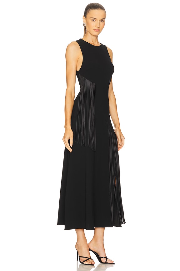 view 2 of 4 Fringe Dress in Black