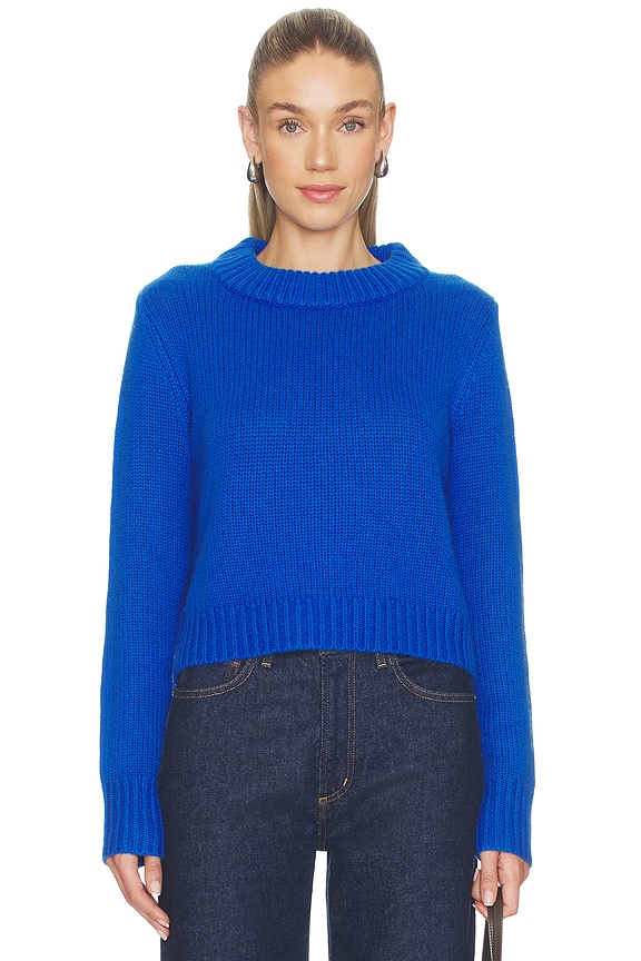 view 1 of 4 Solid Mini Marin Sweater in Cobalt