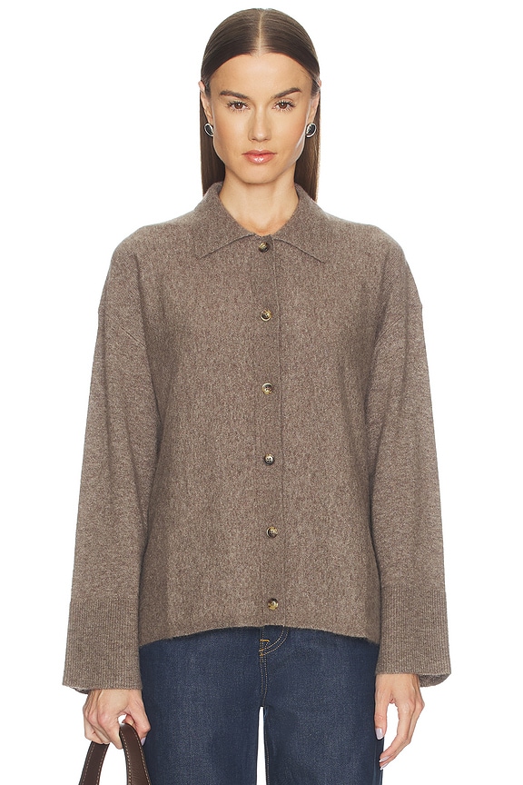 view 1 of 4 BLOUSON FLUFFY JANE in Hazelnut