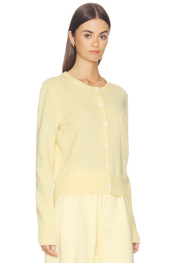 view 2 of 4 Solid Lean Lines Cardigan in Butter