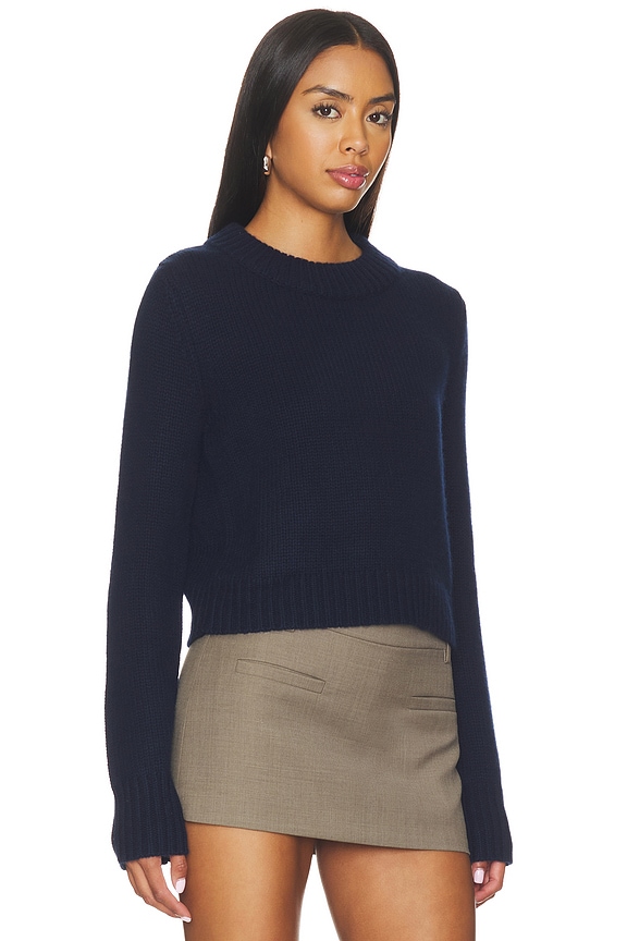 view 2 of 4 Solid Mini Martin Sweater in Navy