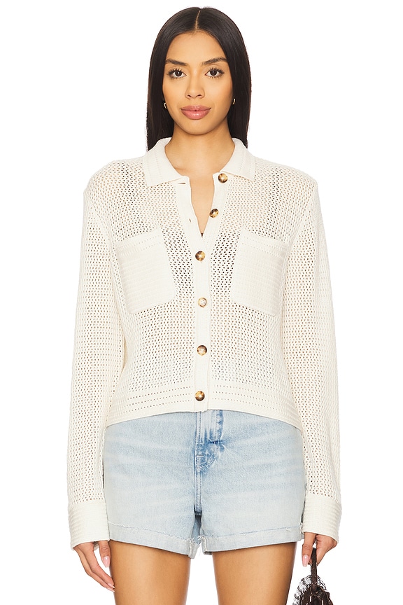 view 2 of 5 Jane Crochet Shirt in Cream