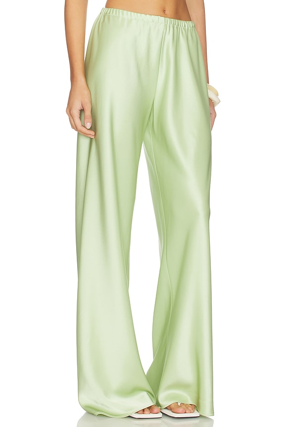 view 2 of 6 Double Face Satin Colby in Celadon