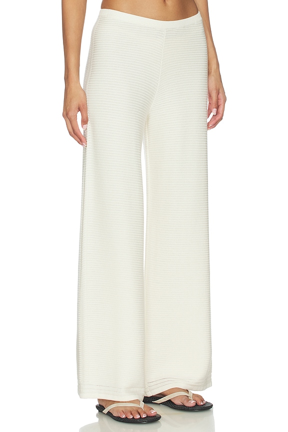 view 2 of 6 PANTALON CROCHET in Ivory