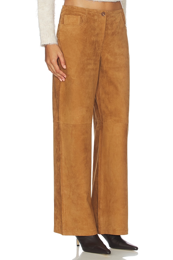 view 2 of 6 PANTALÓN PIERNA ANCHA JENNY in Tobacco