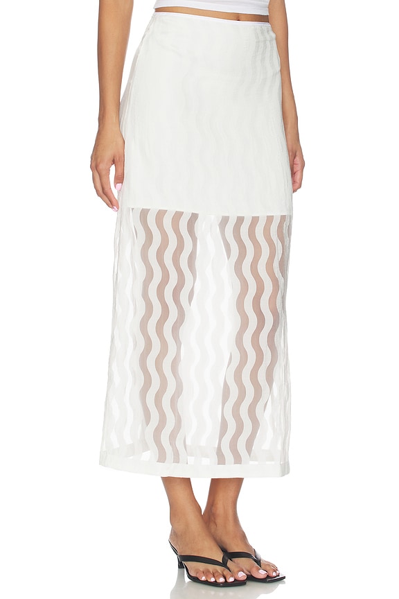 view 2 of 6 Alexi Skirt in White