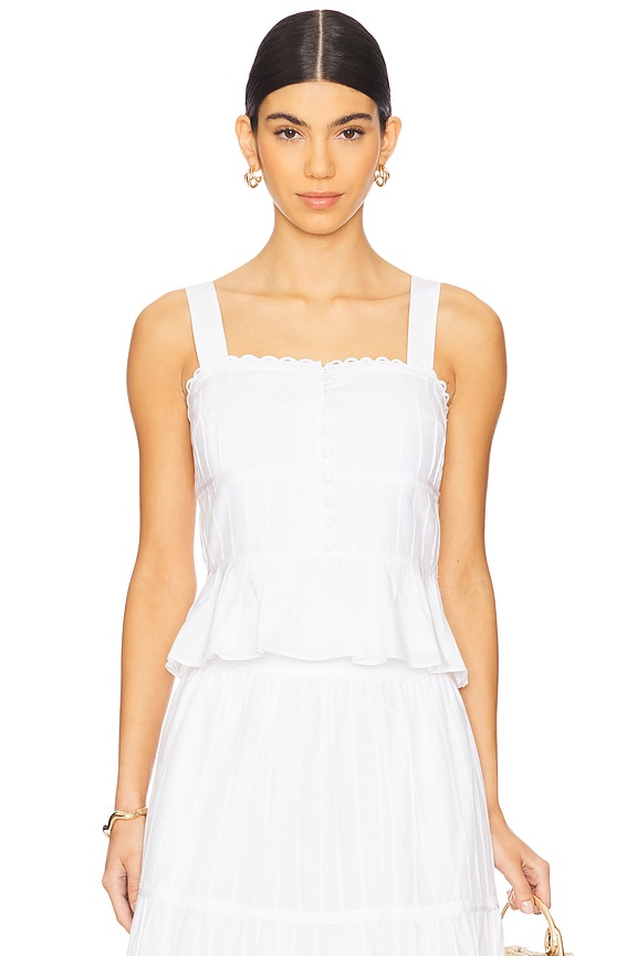 view 1 of 5 Corset Top in Ivory