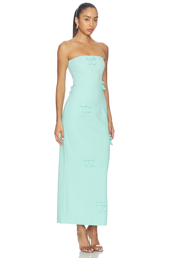 view 2 of 3 ROBE MAXI RAYNA in Pale Turquoise
