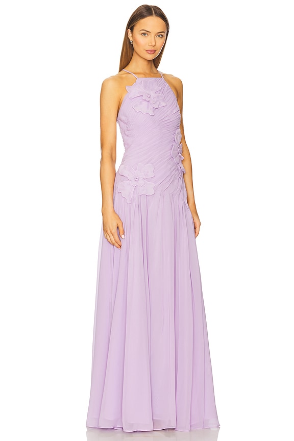 view 2 of 3 Amya Petal Gown in Lilac