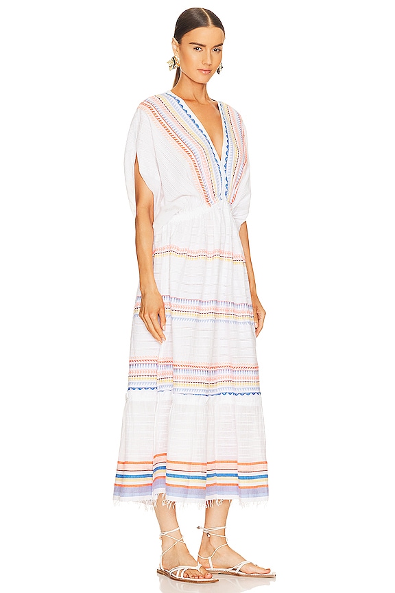 view 2 of 4 ROBE DÉCOLLETÉ PLONGEANT BEKAH in Tutti Frutti