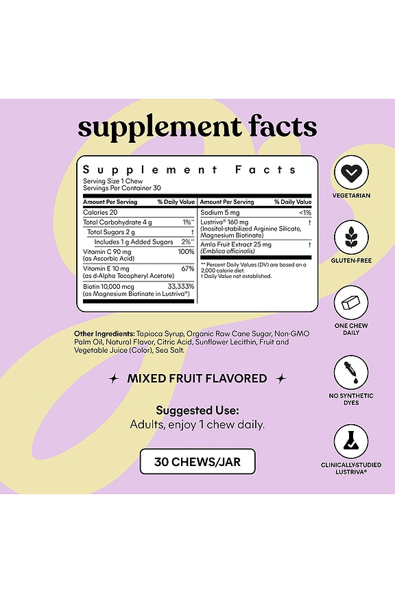 view 2 of 3 Grow Hair Growth Soft Chews in 